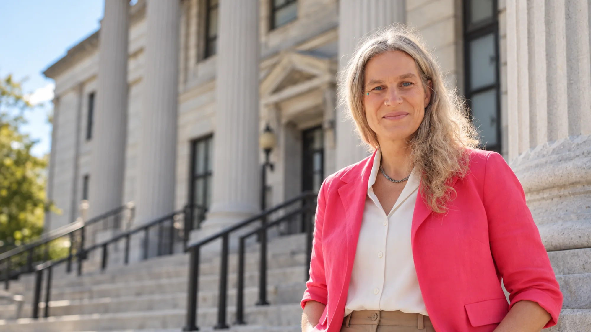 Sophia Zoë Kilmer at the Montgomery County Courthouse